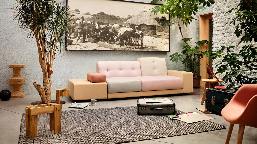 Buy a Vitra Polder Sofa and Get a Free Eames Blanket
